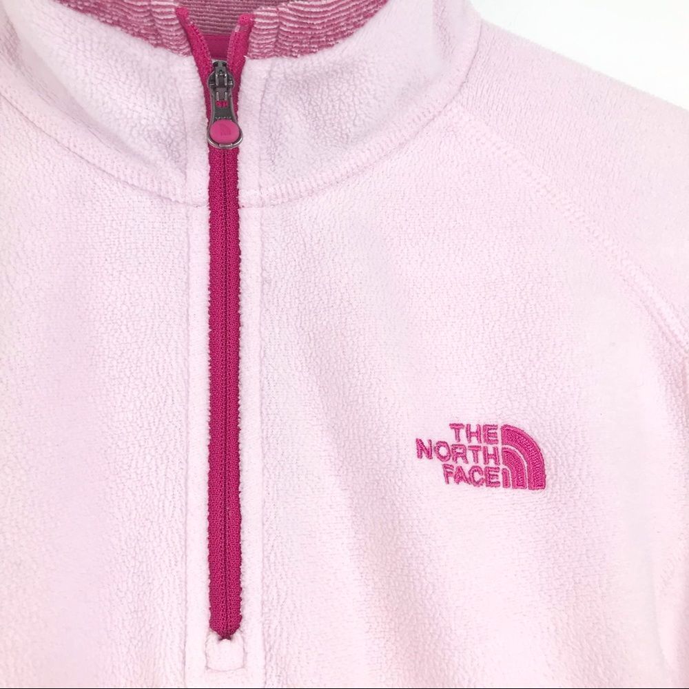 SOLD The North Face Pink Polartec 1/4 Zip Fleece - Picture 4 of 14